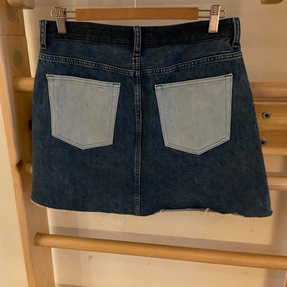 Marques Almeida x Everlane collab Denim patchwork mini skirt - Picture 7 of 7
